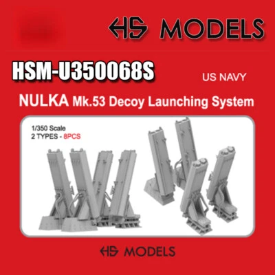 [HS MODEL] HS MODEL U350068S 1/350 US NAVY NULKA Mk.53 Decoy Launching System