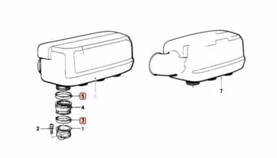 Kit de abrazadera de colector de admisión BMW K75 11611460900 11611460901 Foto 1 de 2