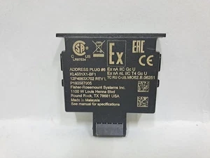 Fisher Rosemount KL4501X1-BF1 12P4983X702 Rev L ADDRESS PLUG 6 New - Picture 1 of 5