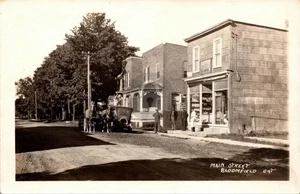Bloomfield ON Ontario Canada Main Street Stores RPPC Postcard COPY - Picture 1 of 2