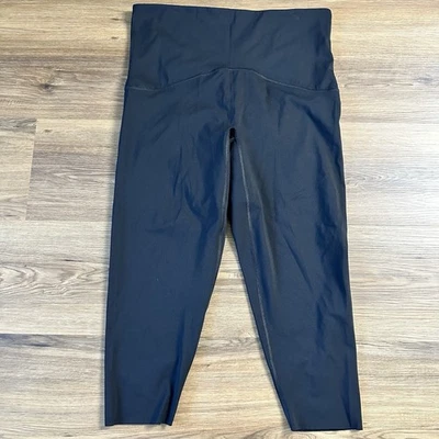 Черные укороченные леггинсы Spanx Booty Boost большого размера 2X 23,5 дюйма с высокой посадкой 50186P б/у в отличном состоянии - Изображение 1 из 4