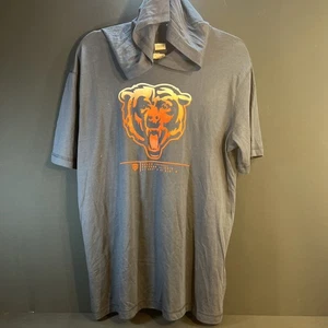 NFL Chicago Bears - Kurzarm T-Shirt mit Kapuze - Navy - Herren Large - Bild 1 von 5