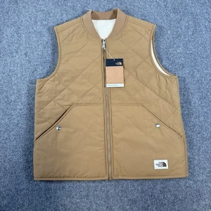 NWT The North Face Cuchillo Vest Womens Medium Utility Brown Reversible Outdoors - Picture 1 of 15