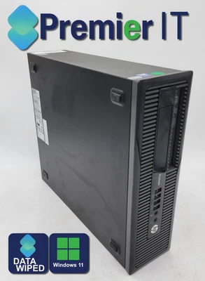 HP ProDesk 400 G1 SFF Desktop PC - Intel Core i3-4130 - 8GB RAM + 1TB HDD - Image 1 of 4