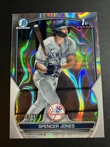 2023 Bowman Baseball Spencer Jones Lava Refractor /399 #BCP-139 Yankees - Bild 1 von 2