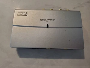 Creative Labs External Sound Blaster Model SB0270 with USB cable, AV cables, cd - Photo 1/8