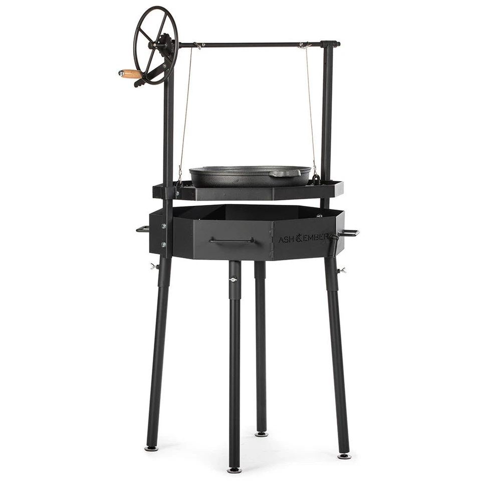 Parrilla Ash & Ember Santa María, Parrilla de fuego abierto estilo argentino Foto 1 de 4