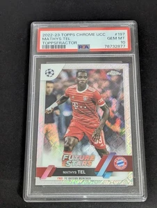 2022-23 Mathys Tel Topps Chrome 197 Toppsfractor Rookie Card #D/52 PSA 10 Pop 2 - Picture 1 of 2