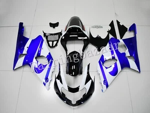Kit de carenado por inyección ABS Apto para 2000-2002 GSXR1000 azul negro blanco - Imagen 1 de 5