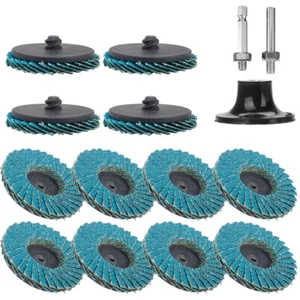 12 Stck. 2 Zoll 50 mm Klappe Schleifscheibe Mini Schleifscheibe für Metallrostentfernung - Bild 1 von 7