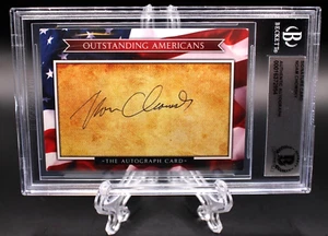 NOAM CHOMSKY SIGNED SIGNATURE CARD WRITER & PHILOSOPHER BECKETT AUTO BGS BAS - Picture 1 of 3