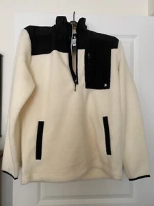 Hurley Mens M Wander On Polar Sherpa 1/4 Zip Jacket NWT - Picture 1 of 5