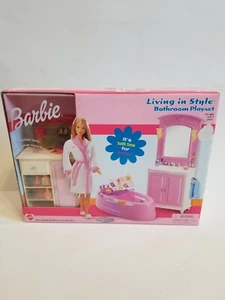 Barbie Living In Style Bathroom Playset Mattel - Picture 1 of 10