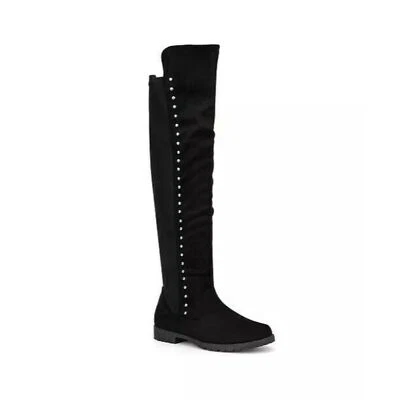 Olivia Miller Andrea Tall Boots Black Women's US 8.5 New - Image 1 of 4