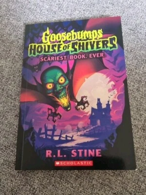 Scariest  Book  Ever Goosebumps: House of Shivers #1  by R. Stine Paperback Back - Image 1 of 4