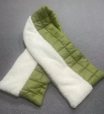 Urban Outfitters Scarf Quilted Puff Green Cold Winter Fall Preppy NEW - Image 1 of 4