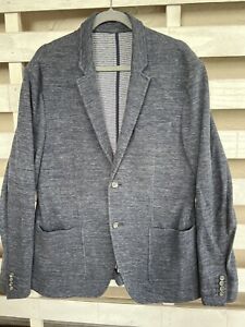 Michael Kors Mens Blue  Sport Coat Blazer Jacket SIZE L