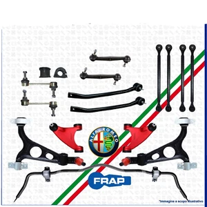 KIT BRACCI ANTERIORI + POSTERIORI RINFORZATI FRAP ALFA ROMEO 147 - 156 - GT - Foto 1 di 3