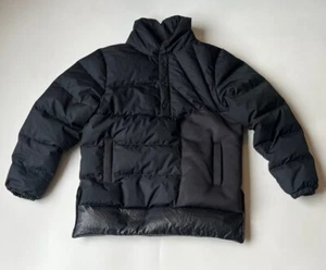 Jordan Anorak Public School Pullover Puffer Jacket Black Small - Picture 1 of 10