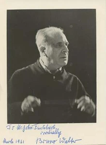 Walter, Bruno. (1876–1962)Signed photograph - Picture 1 of 1