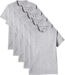 Fruit of the Loom Men'S Heavy T-Shirt Pack of 5 - Foto 1 di 12