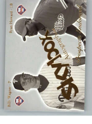 2004 SkyBox Autographics Prospects Endorsed #7 B.Wagner/R.Howard (ref 138111) - Image 1 of 2