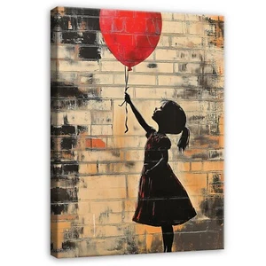 Leinwand Bilder Banksy Abstrakt Wandbilder XXL Groß Leinwandbild Wanddeko 18 - Bild 1 von 7