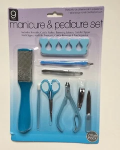 Pedicure & Manicure-9 Piece- Mani-Pedi Set -New in Original Package - Picture 1 of 7