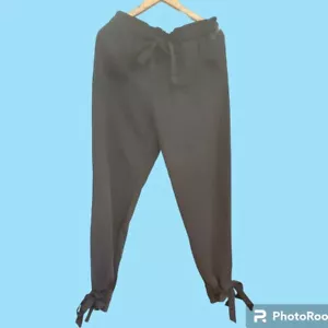 Grdela Womens Work Pants Casual Paper Bag Pants Lightweight Elastic - Picture 1 of 10