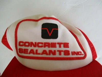 VTG Concrete SEALANTS INC. Snapback Trucker Hat CAP CINTAS MADE USA RARE - Image 1 of 4