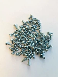 (PKG of 100) 6-32 x 3/8" SEMS Screw, Int. Tooth Washer, Phil Pan Head Steel/Zinc - Picture 1 of 3