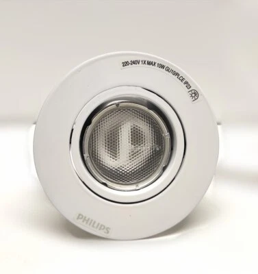 PHILIPS faretto da incasso bianco cod.57977/31/16 portalampade GU10 - Immagine 1 di 4