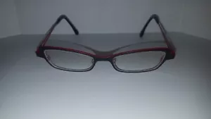 Authentic Bevel Spectacles A.F.A.I.K. eyeglasses BKRR 8580 49 17 black red Japan - Picture 1 of 8