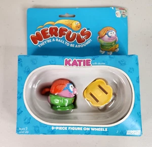 Nerfuls Parker Brothers Katie With Skates Vintage 1985 Toy Figure - New in Box - Picture 1 of 9