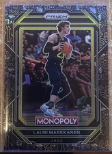 2022-23 Panini Prizm NBA Monopoly Black Icons Lauri Markkanen #86 SSP Jazz NM