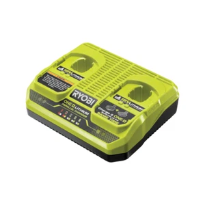 Ryobi RC18240 Corded Electric ONE+ Dual Battery Charger - Green *New Never Used* - Picture 1 of 3