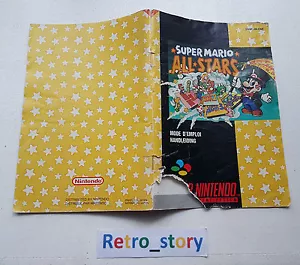 Super Nintendo SNES - Super Mario All Stars - Notice / Instruction Manual - Imagen 1 de 1