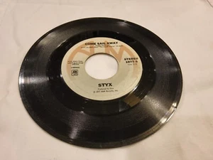 STYX- COME SAIL AWAY, VINYL 45 SINGLE, NICE! - Picture 1 of 2