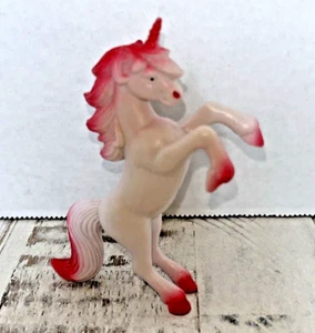 Mojo CE Fantasy Einhorn weiß rosa Mähne Pferd Tier Figur Kunststoff 3,5" groß - Bild 1 von 5