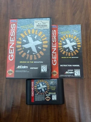 Revolution X (Sega Genesis, 1995) Complete CIB - Image 1 of 2