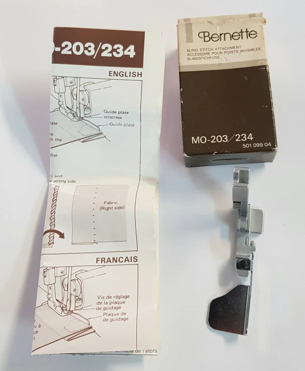 Bernette Blind Stitch Attachment foot 50109904 - Image 1 of 1