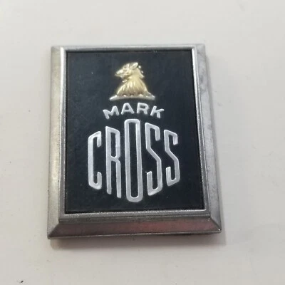 Chrysler New Yorker 1988 1989 1990 1991 1992 - emblema de pilar de techo cruzado Mark Foto 1 de 4