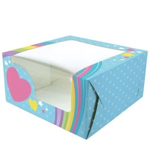 Rainbow Cake Box - 10 x 5" - 2 Pack Sizes - Picture 1 of 1
