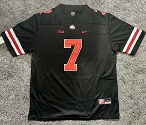 Cj stroud Ohio State Buckeyes  Blackout Jersey Stitched - Picture 1 of 2