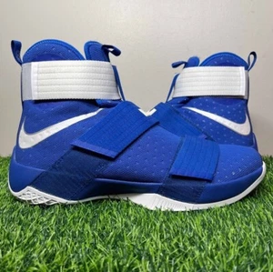 Nike LeBron Zoom Soldier 10 X Azul Real Blanco Talla 15 Tenis Zapatos 844380-402 - Imagen 1 de 9