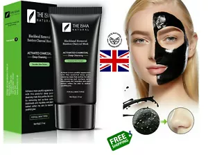 Charcoal Activated Black Face Mask Blackhead Remover Peel Off Facial Black Mask - Picture 1 of 7