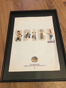 SPICE GIRLS-SPICE WORLD-1997 Original A3 framed poster size advert - Imagen 1 de 1