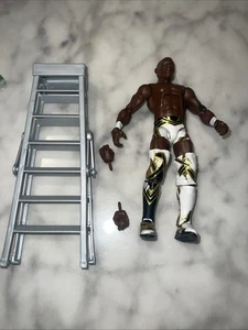WWE Shelton Benjamin Elite 63 Mattel Wrestling Action Figure Hurt Business - Picture 1 of 2