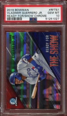2019 Bowman Vladimir Guerrero Jr. Ready For The Show Chrome #RFTS1 PSA 10 - Imagem 1 de 2