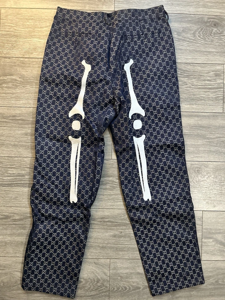 Pantalones Bravest Studios Gucci Estampado Esqueleto Talla 34x32 Nuevos MUY RAROS Foto 1 de 4